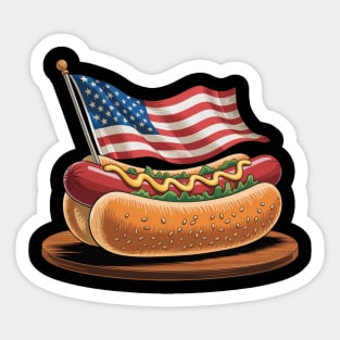 july-4th Sticker
